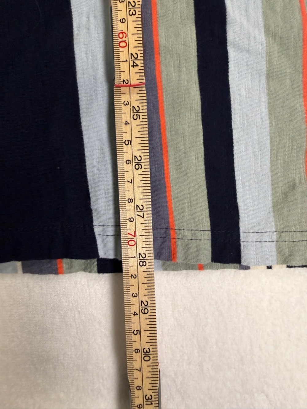 Le 31 Striped Long Sleeve Tee Forever Young Graphic Size L Casual Streetwear Y2K - Picture 5 of 5